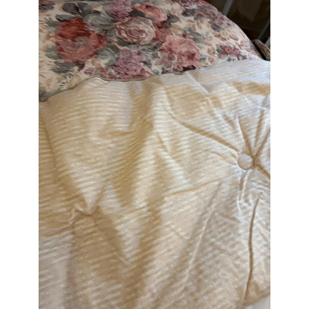Vintage Croscill Cotswold Twin Comforter Bedskirt Sham 3 Pc Set  USA READ